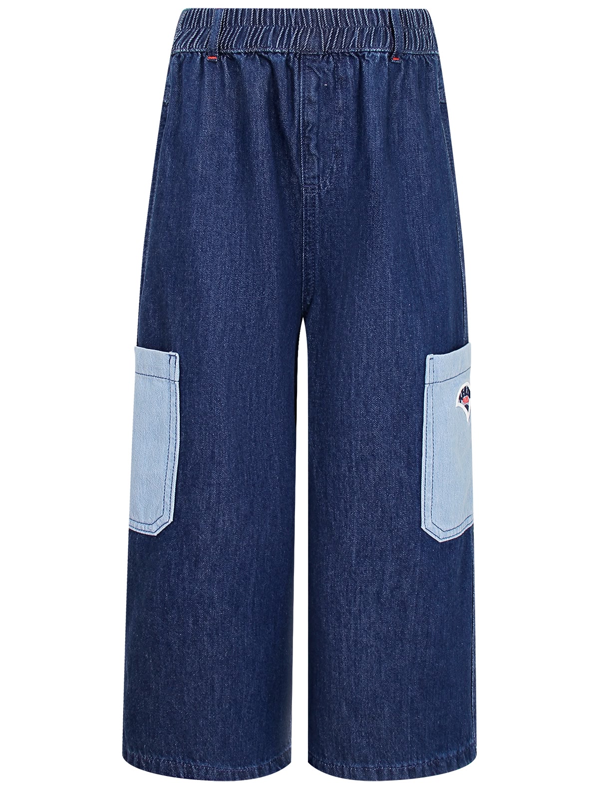 Широкие брюки на резинке