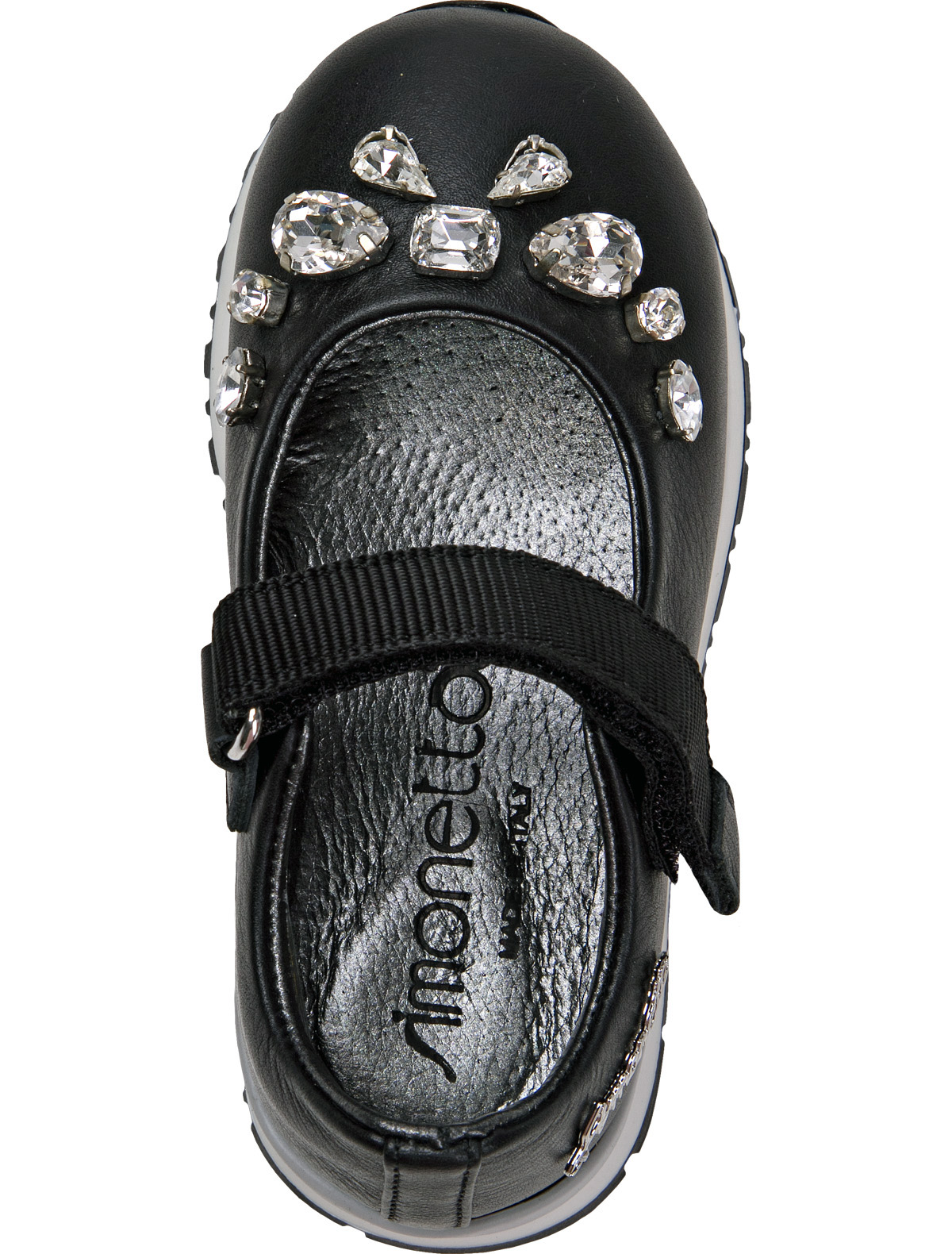 Туфли Simonetta 1912970, цвет черный, размер 21 2011109780340 - фото 4