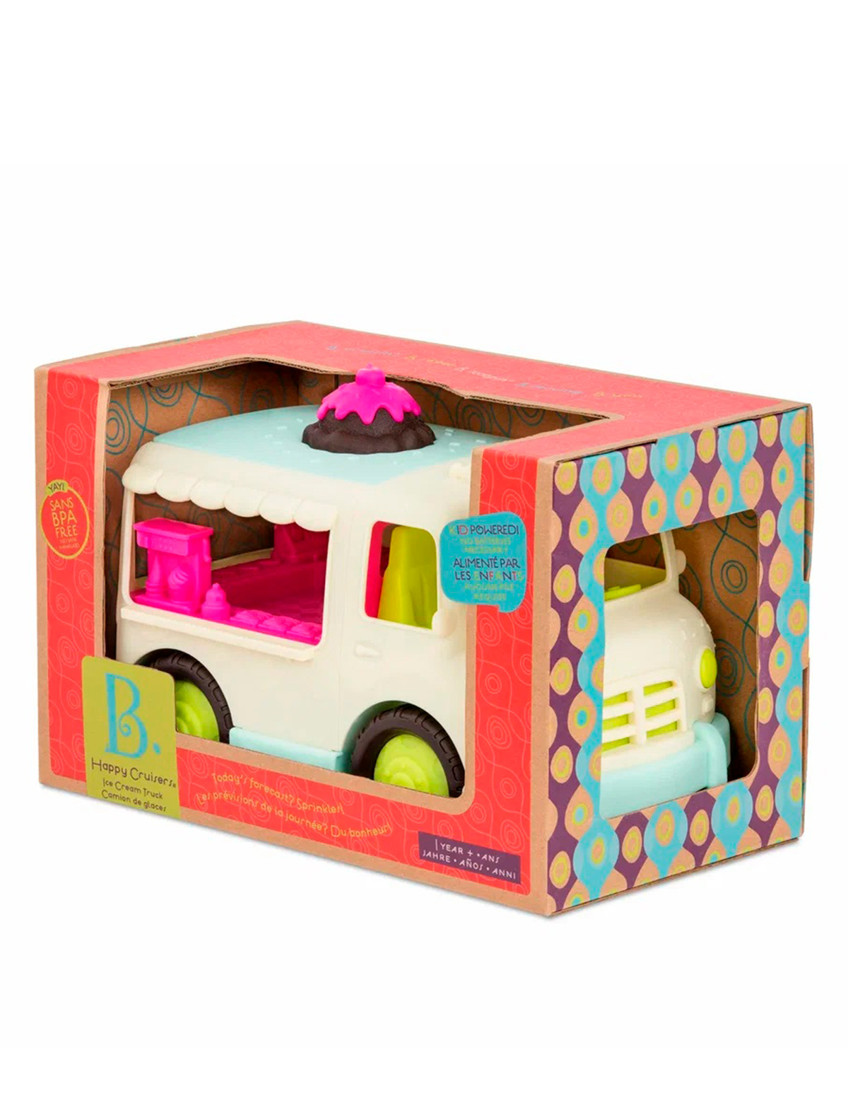 

Машинка игрушечная B Toys, Разноцветный, 2403776