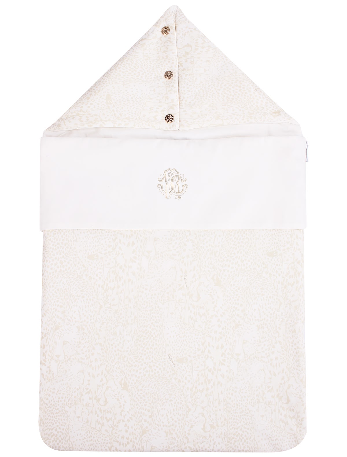 Кремовый конверт с монограммой