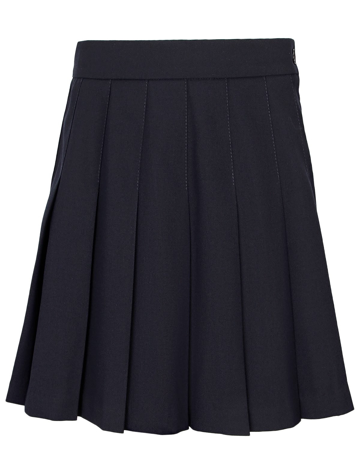 Синяя юбка в складку