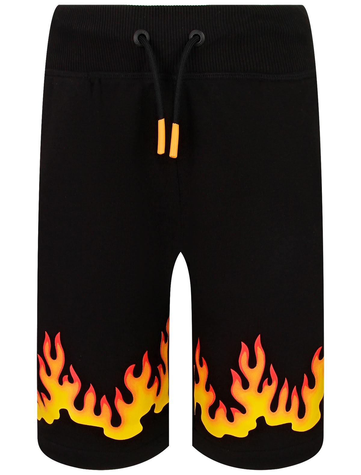 Чёрные шорты с огнем