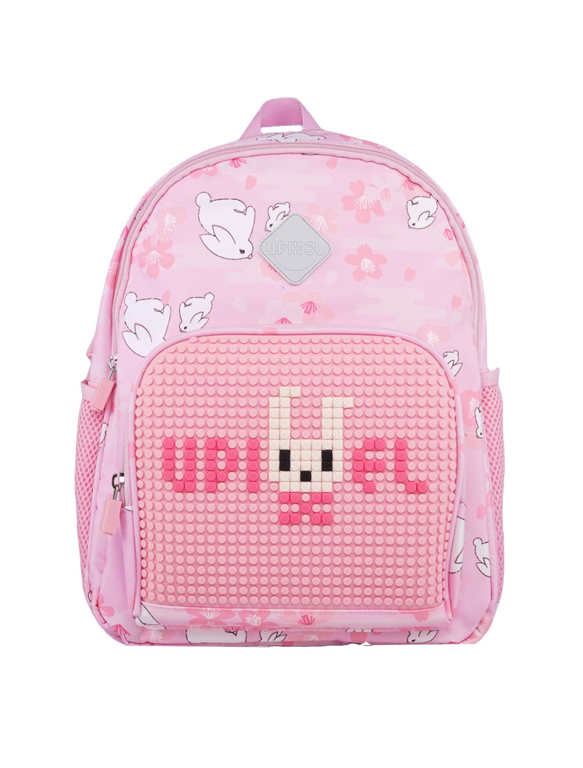 Пиксельный рюкзак с зайцами