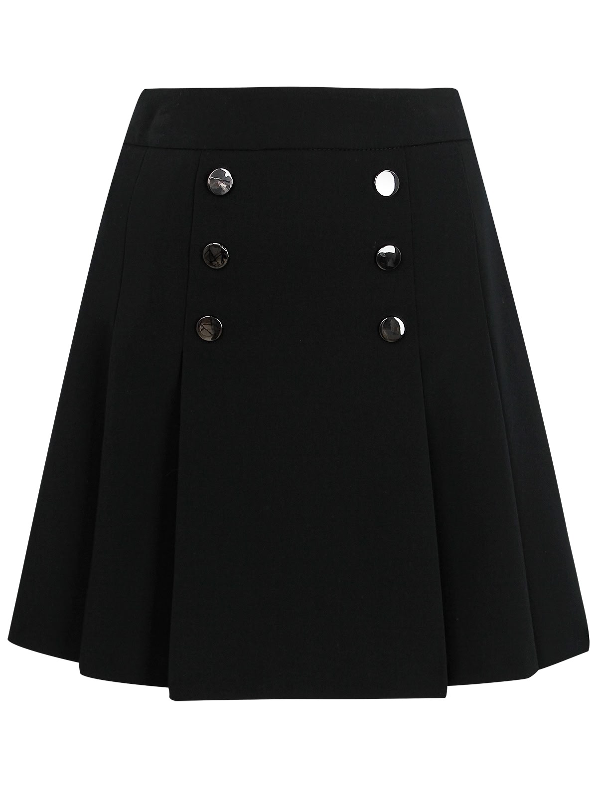 Юбка с декоративными пуговицами