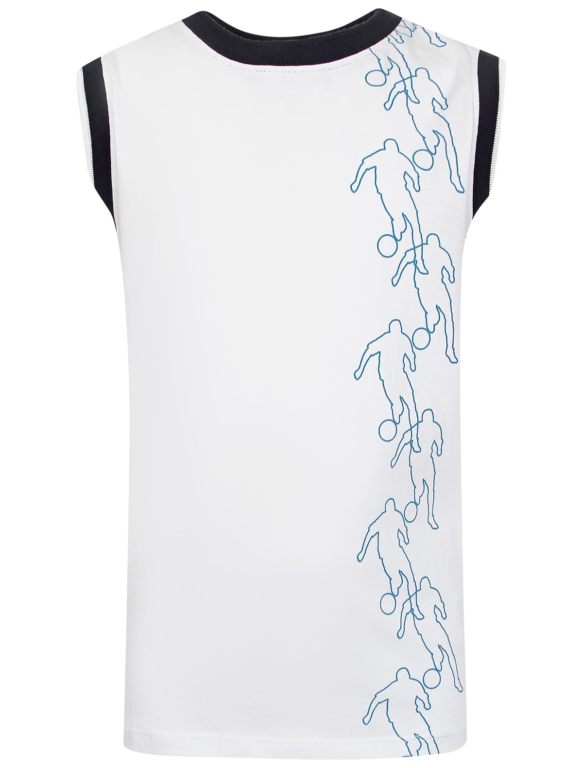 Майка с принтом футболист