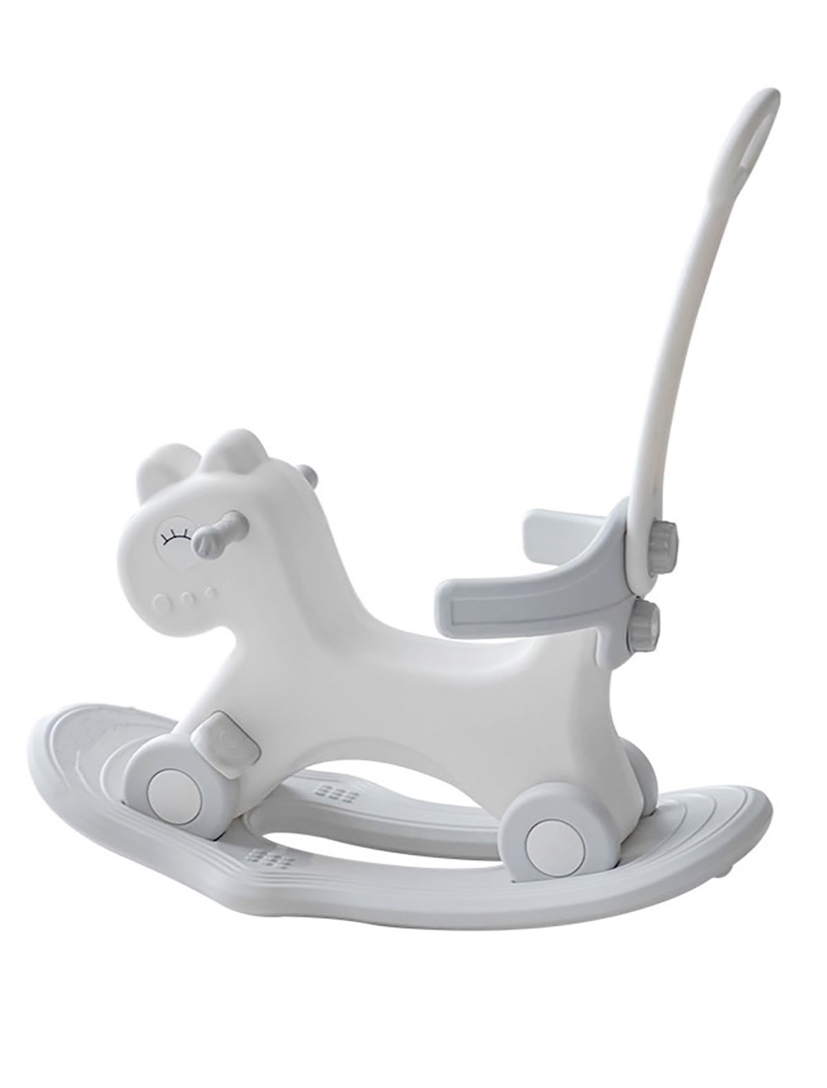 Лошадка-качалка-беговел UNIX Kids Grey