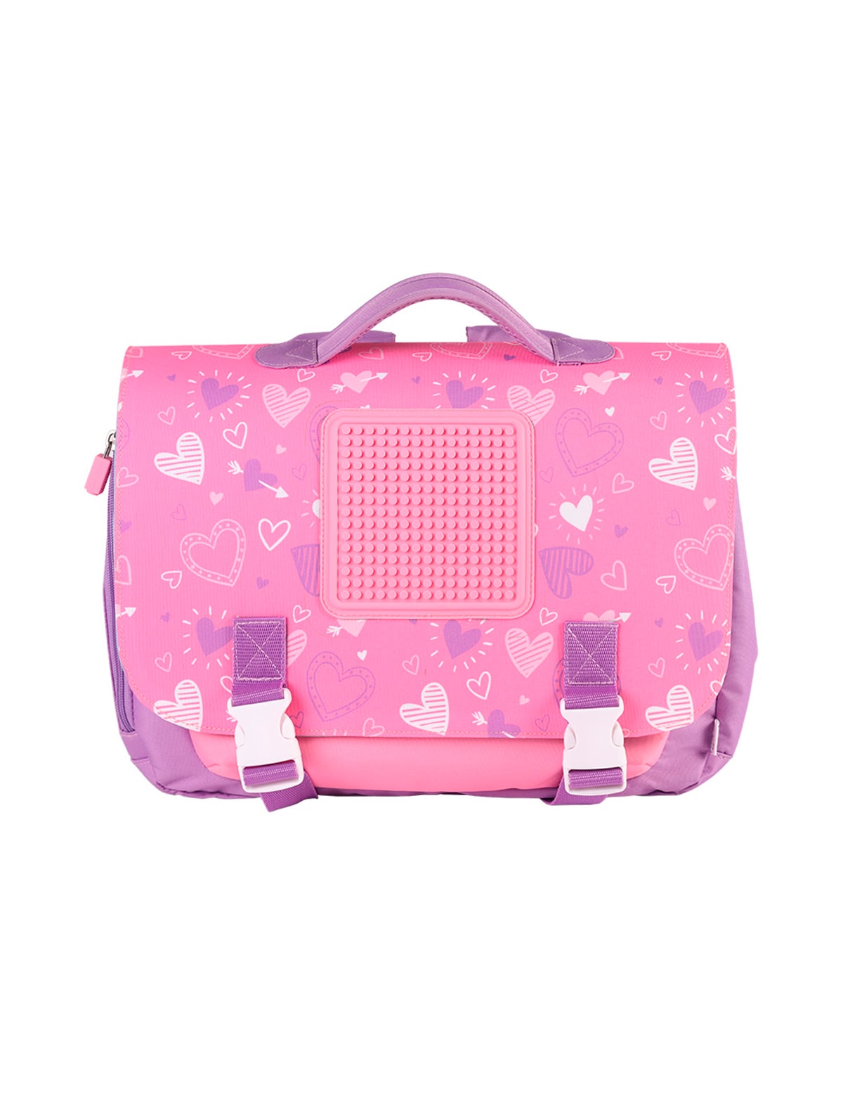 Пискельный портфель с сердечками