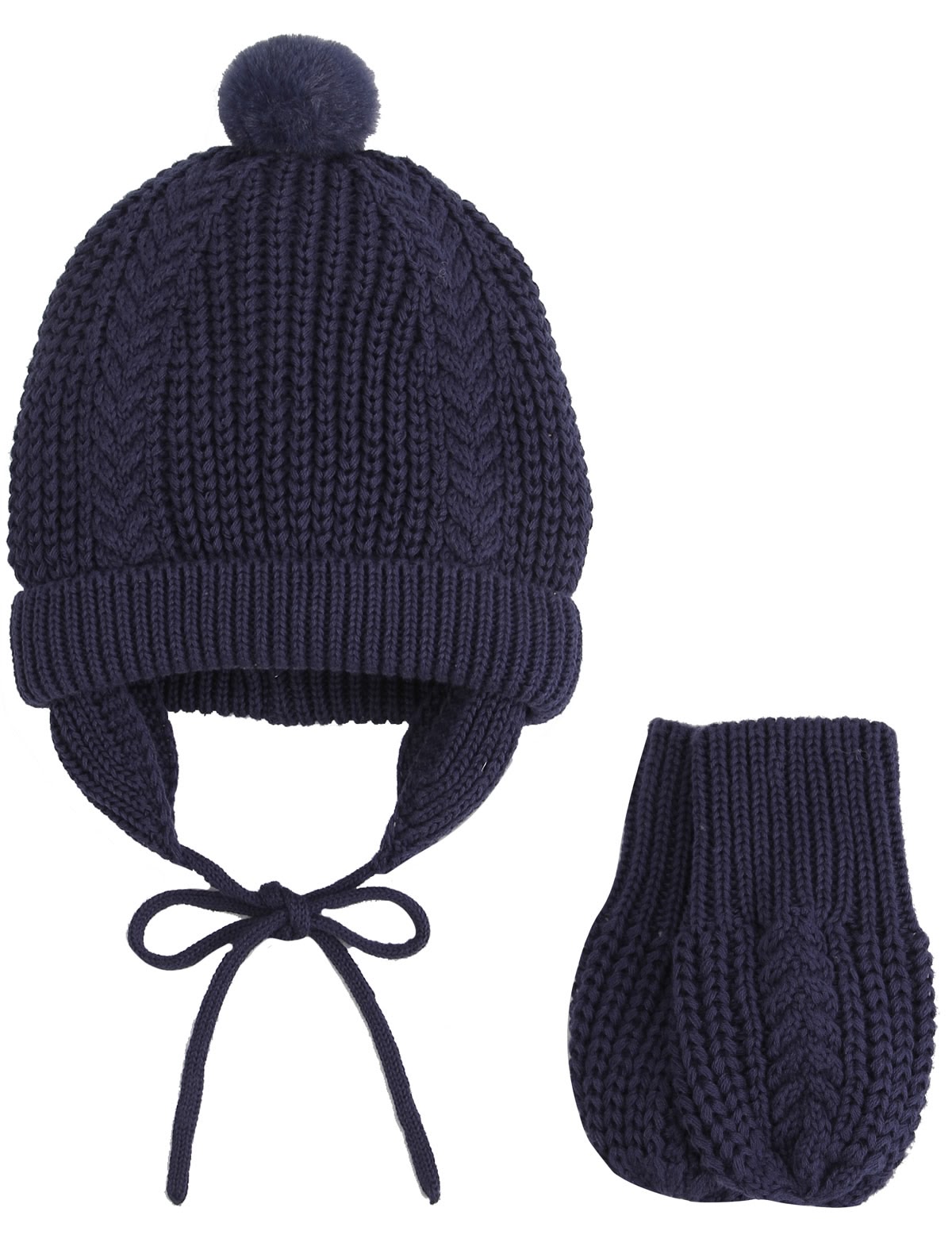 Комплект из шапочки и варежек