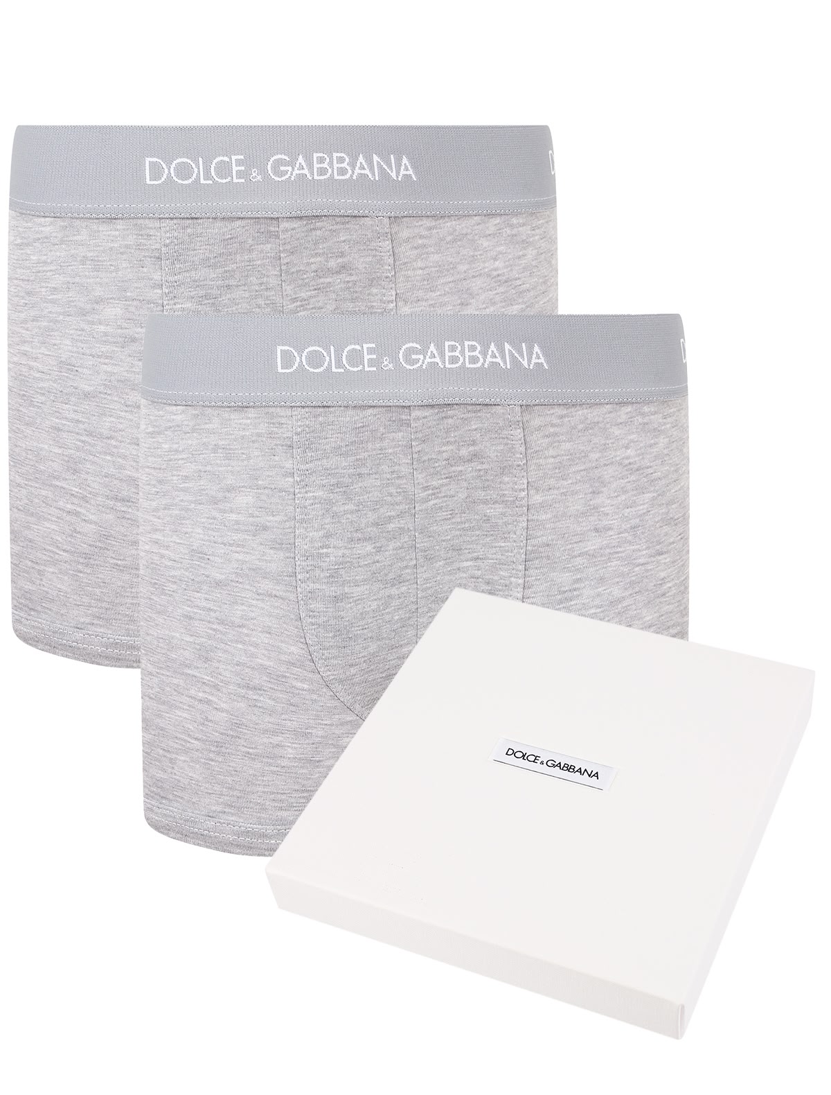 Комплект трусов серого цвета из 2-х шт