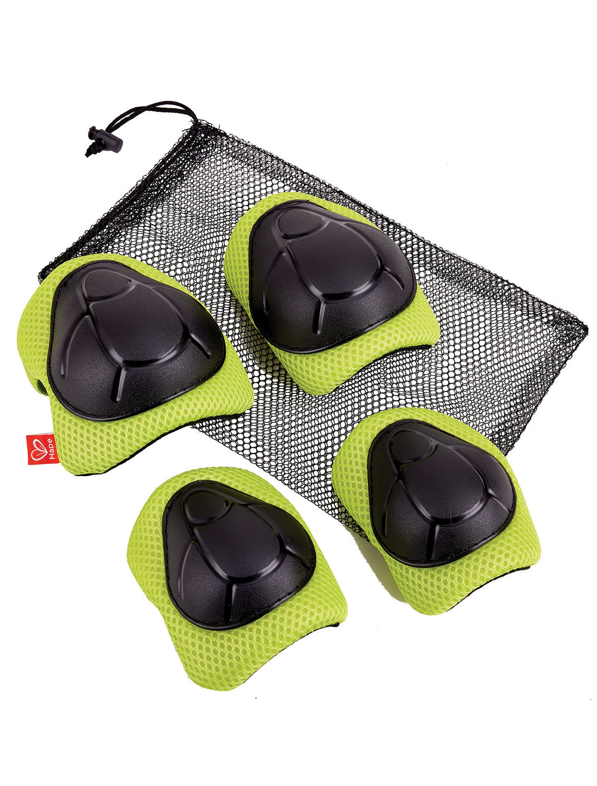 Защита спортивная, 2 наколенника, 2 налокотника желтая