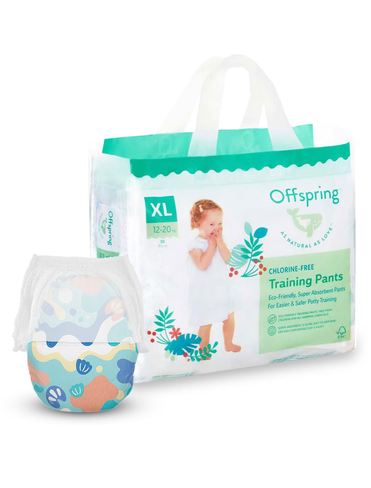 Трусики-подгузники, XL 12-20 кг  30 шт