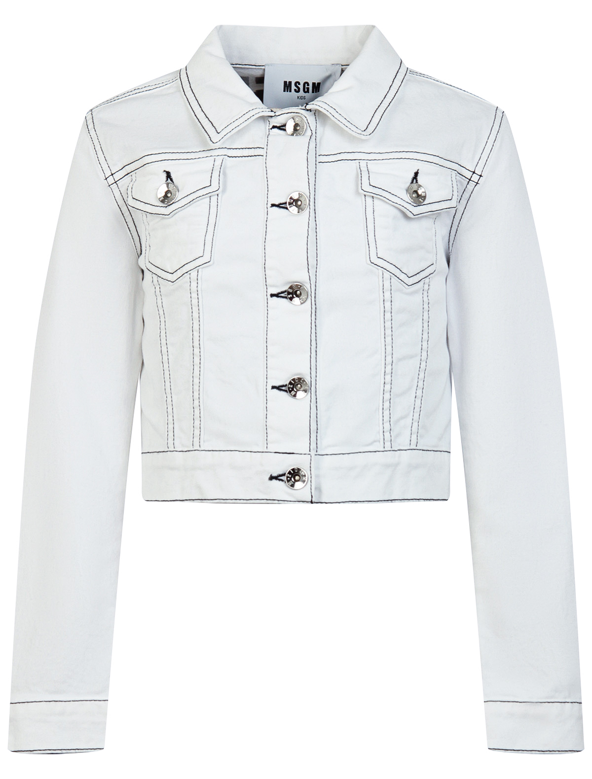 Куртка MSGM 2166355, цвет белый, размер 7 1074509070627 - фото 1
