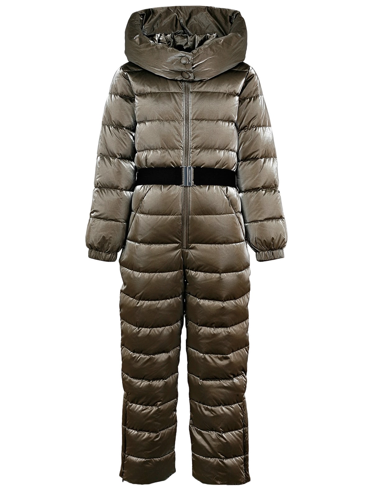 Комбинезон с поясом утепленный