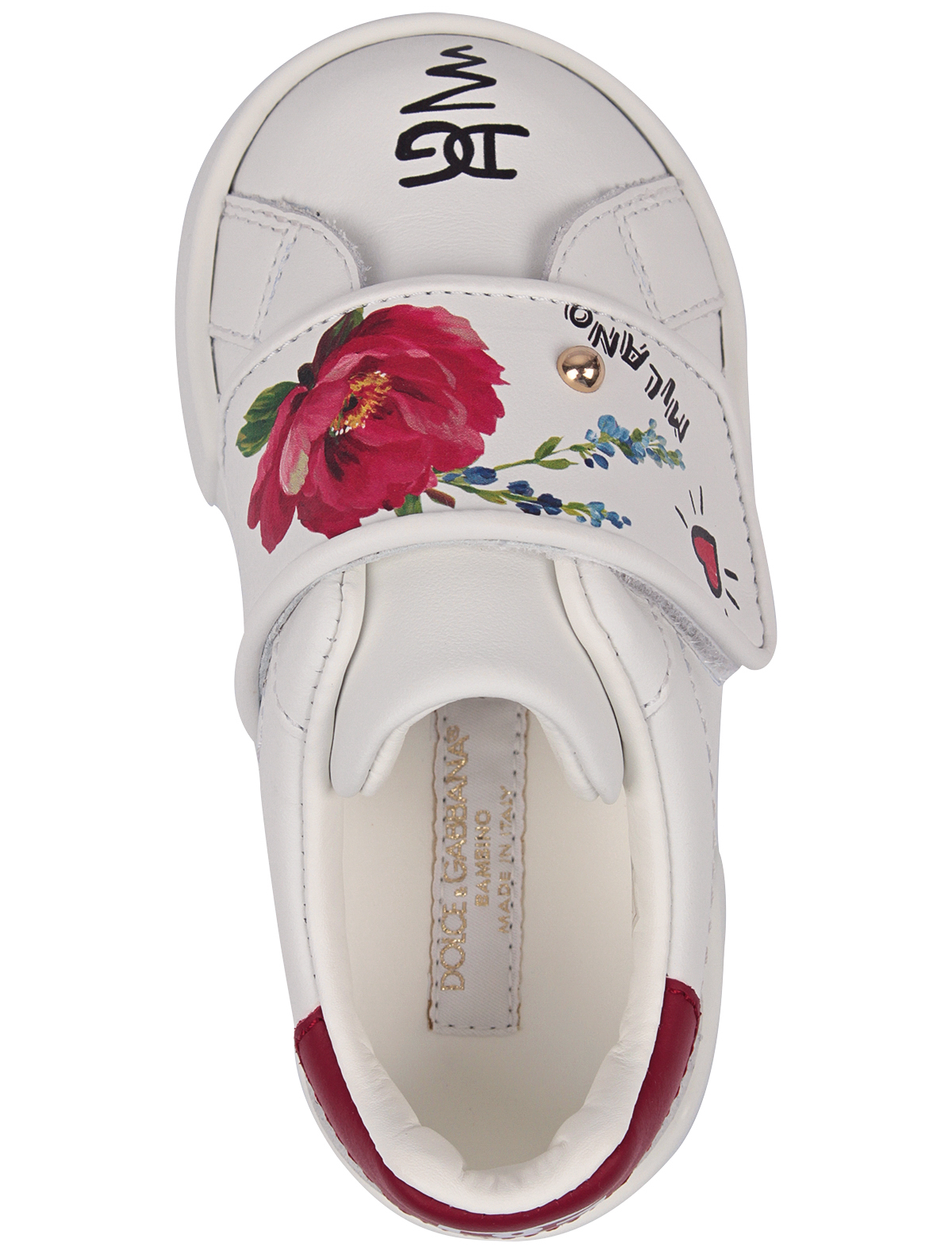 Кеды Dolce & Gabbana 2394831, цвет белый, размер 21 2094509270475 - фото 4
