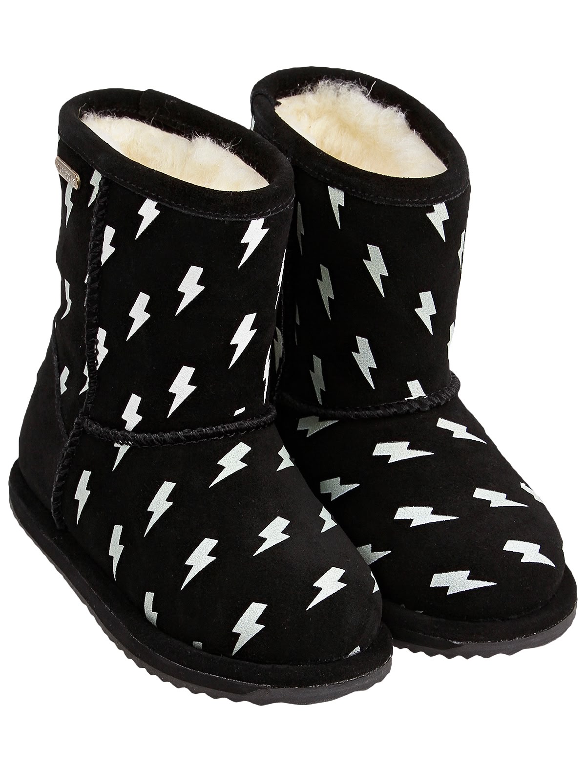 Полусапоги с принтом молнии