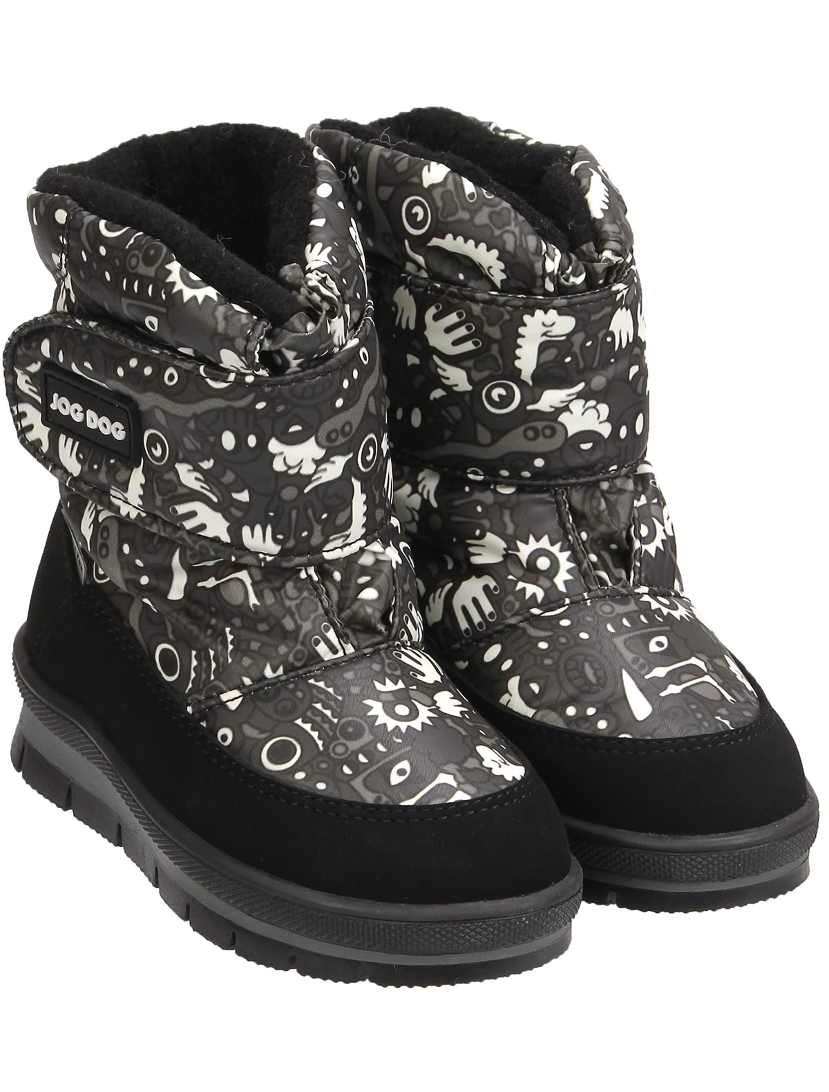 Сапоги с принтом монстрики