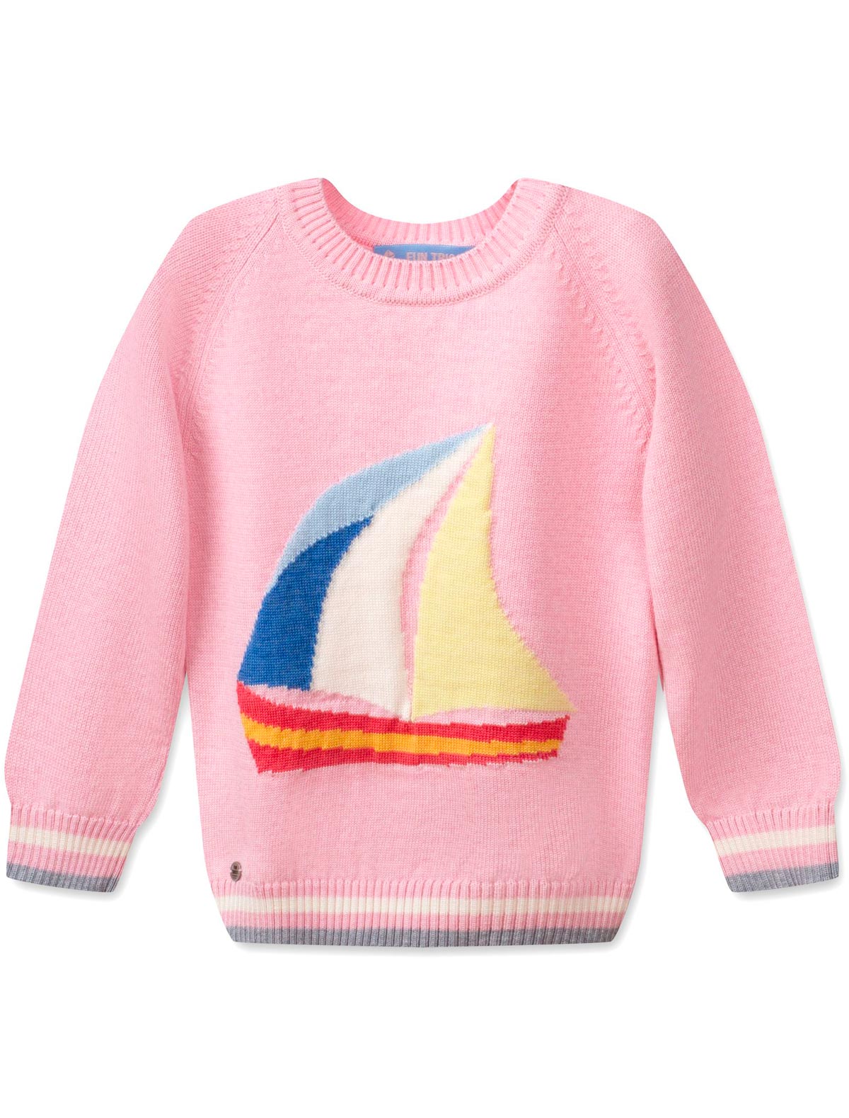 Розовый джемпер из шерсти мериноса