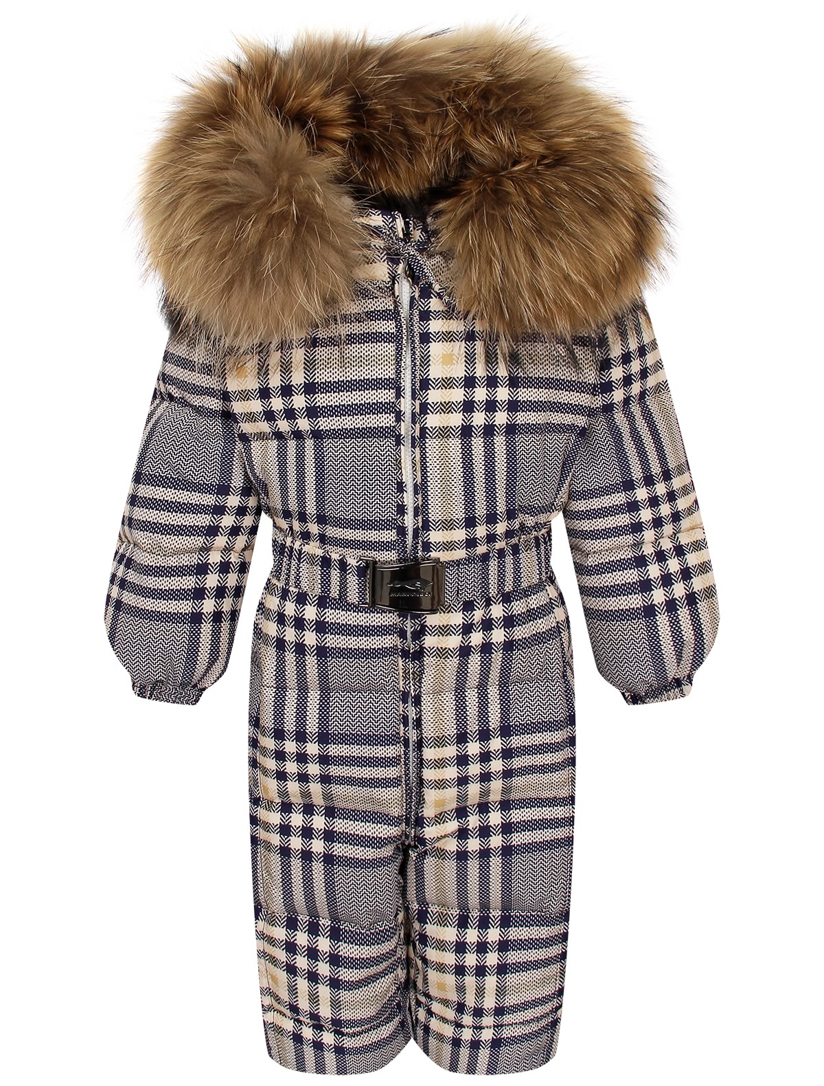 Комбинезон утепленный в клетку