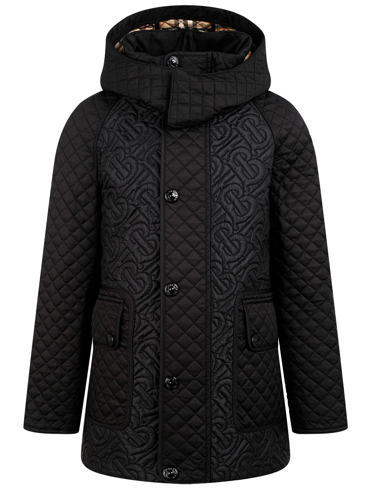 Куртка Burberry 2326835, цвет черный, размер 4 1074529180054 - фото 1