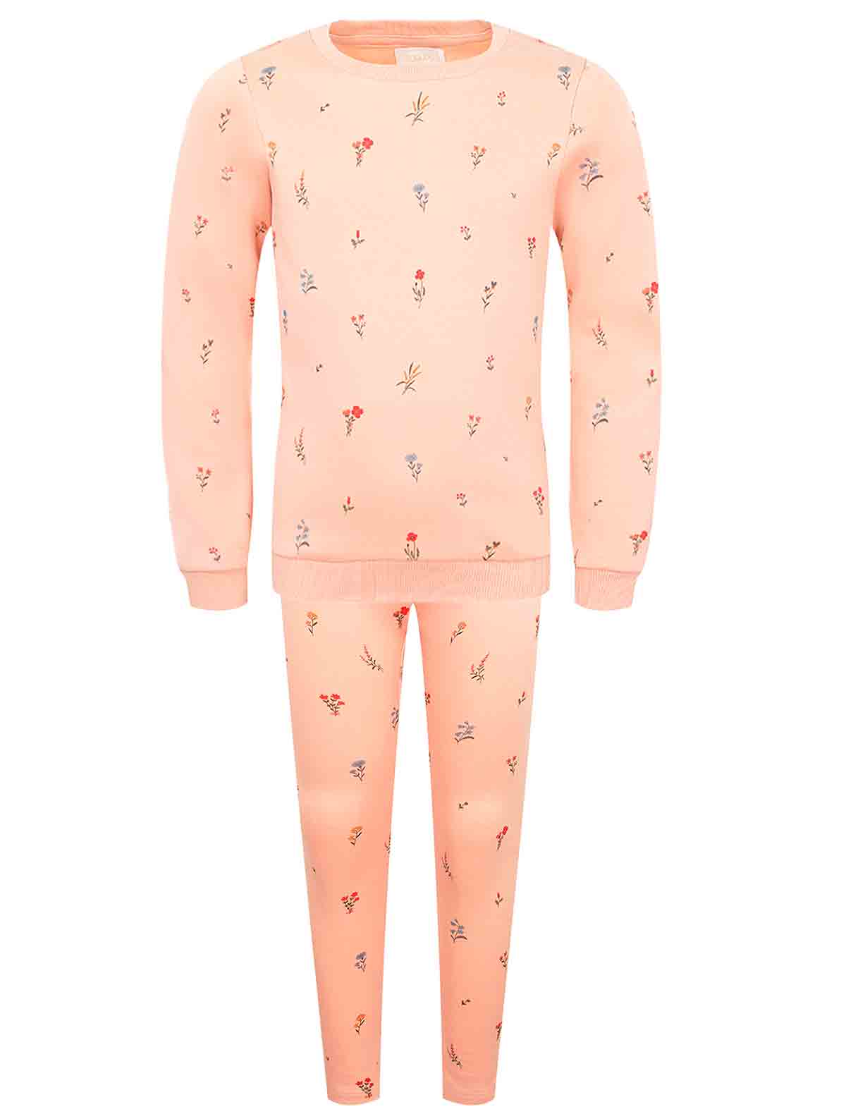 Розовая пижама из органического хлопка