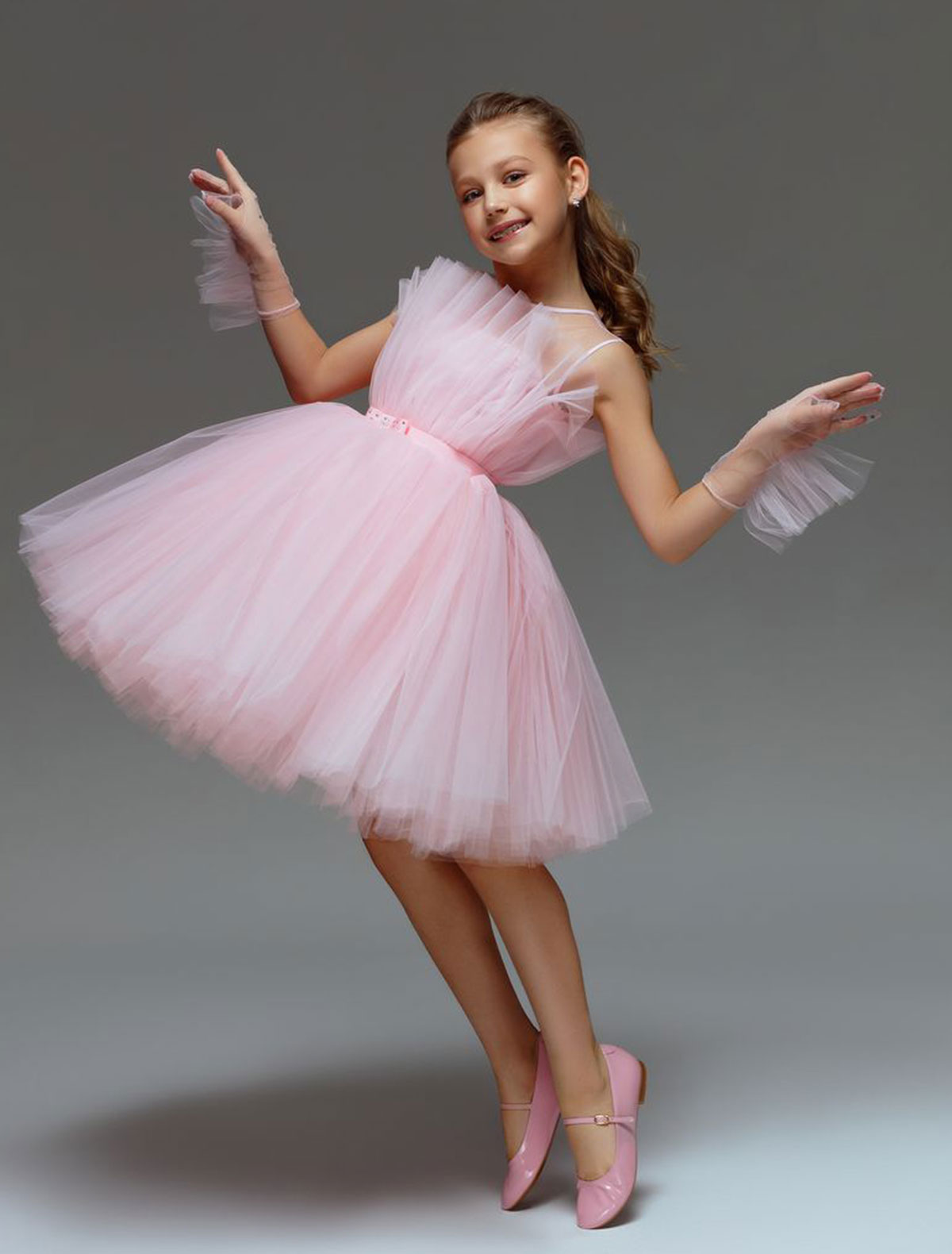 Платье SASHA KIM 2360442, цвет розовый, размер 4 1054609187913 - фото 4