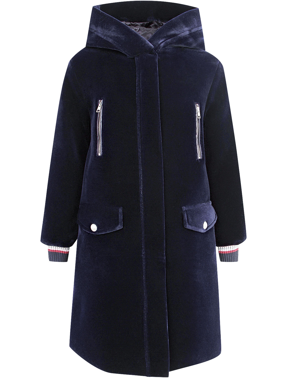 Пальто Ermanno Scervino 1879804, цвет синий, размер 7 1121409880266 - фото 1