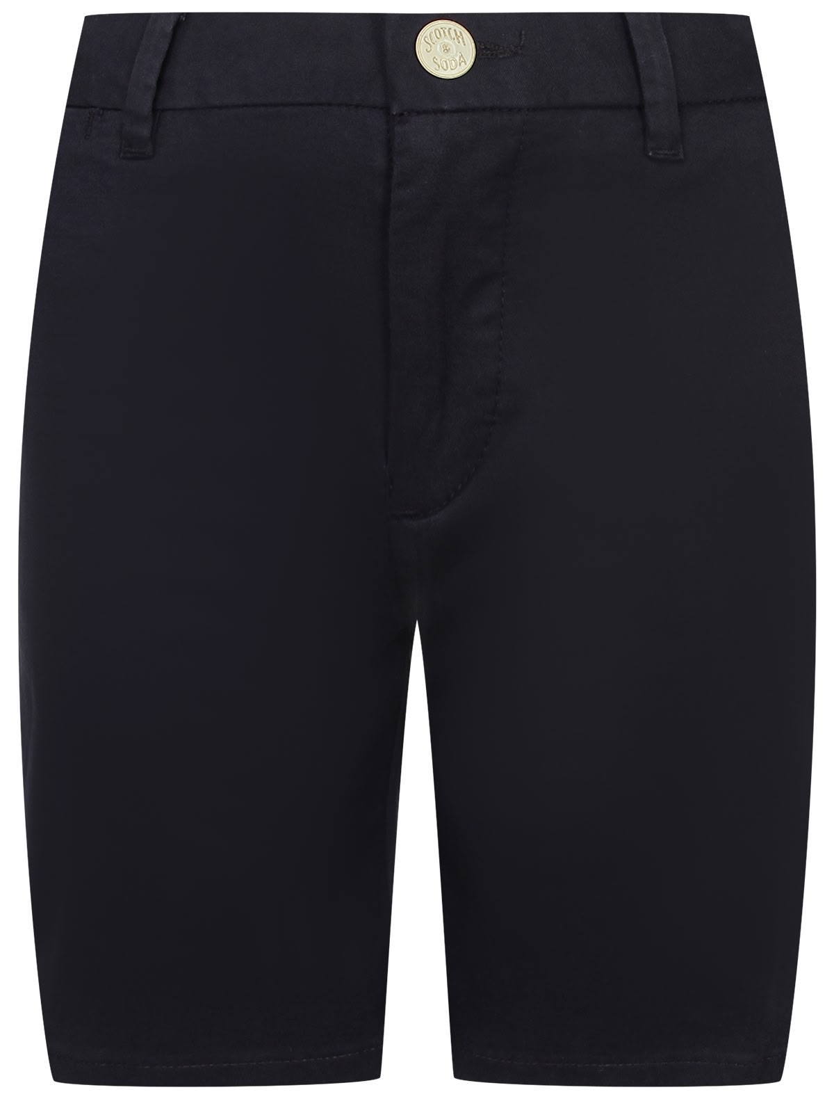 Тёмно-синие шорты с аппликацией