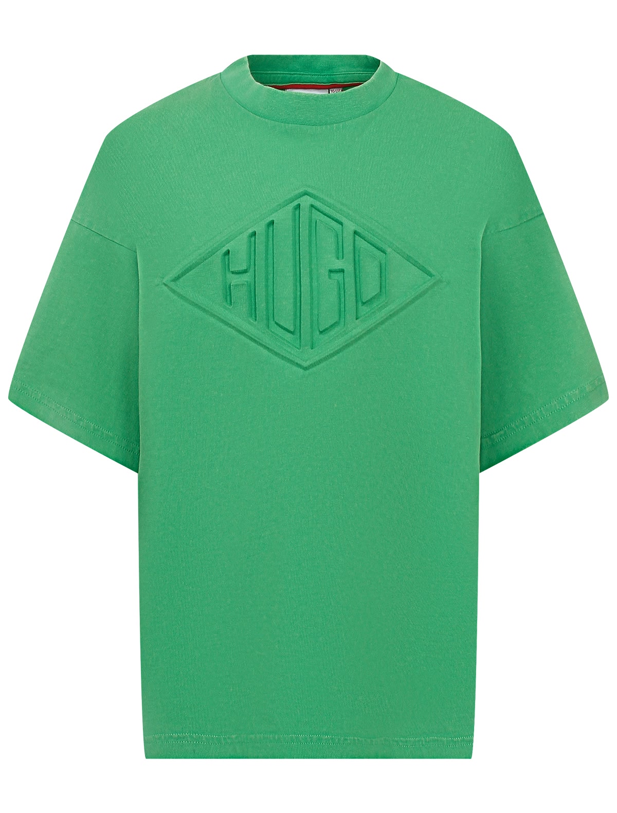 Зелёная футболка оверсайз