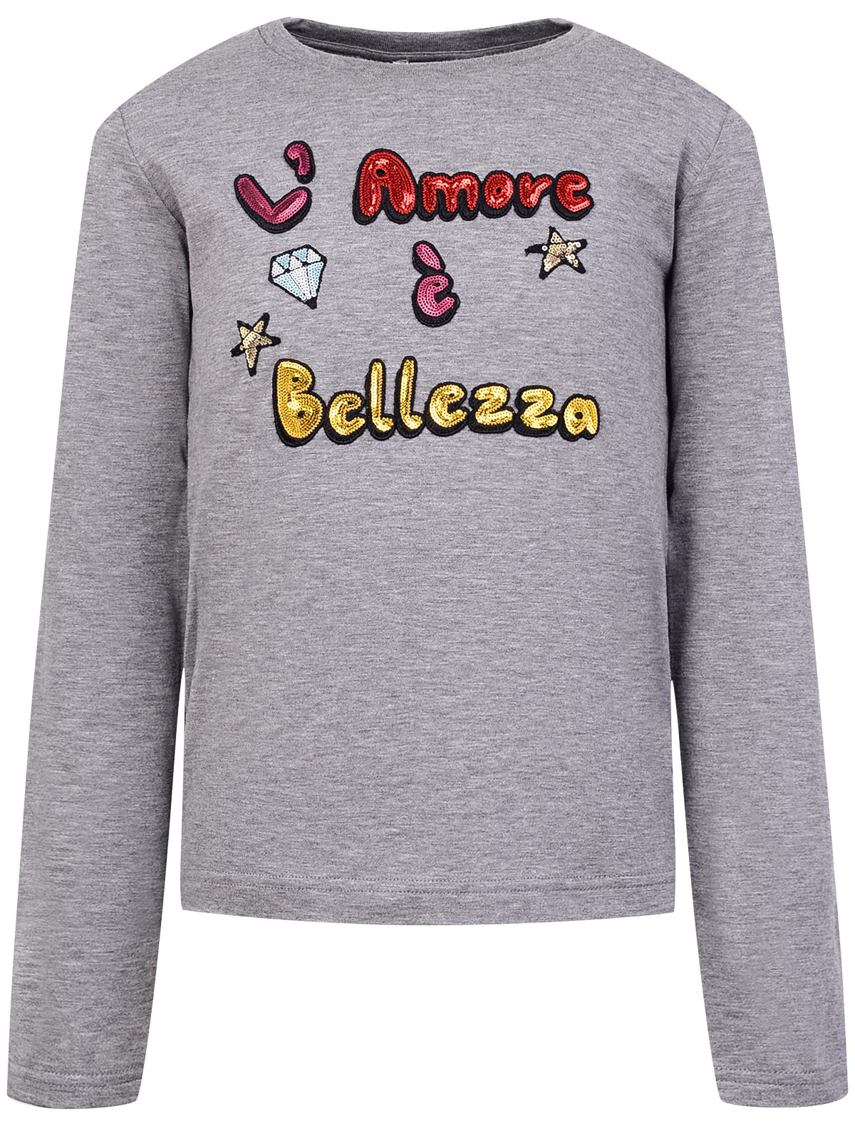 Лонгслив с принтом amore e bellezza