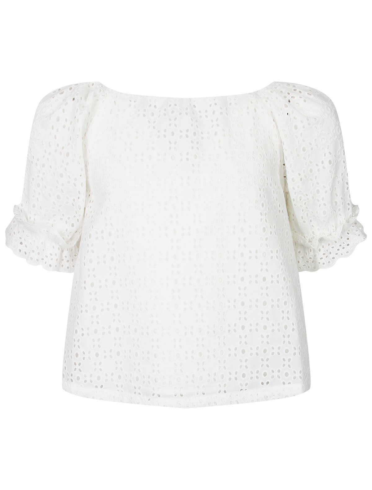 Хлопковый топ с вышивкой