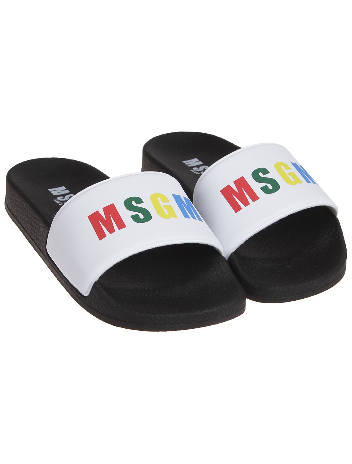 Шлепанцы пляжные с разноцветным логотипом