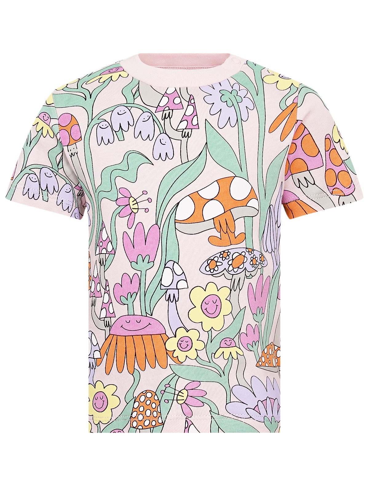 Футболка с принтом лесные растения