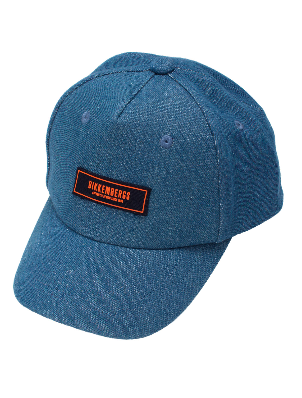 Синяя кепка с логотипом