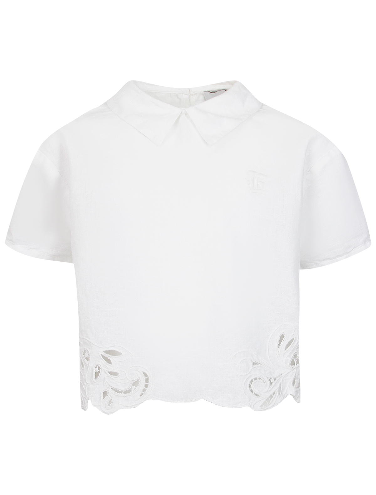 Блуза Ermanno Scervino 2671840, цвет белый, размер 7 1034509412971 - фото 1