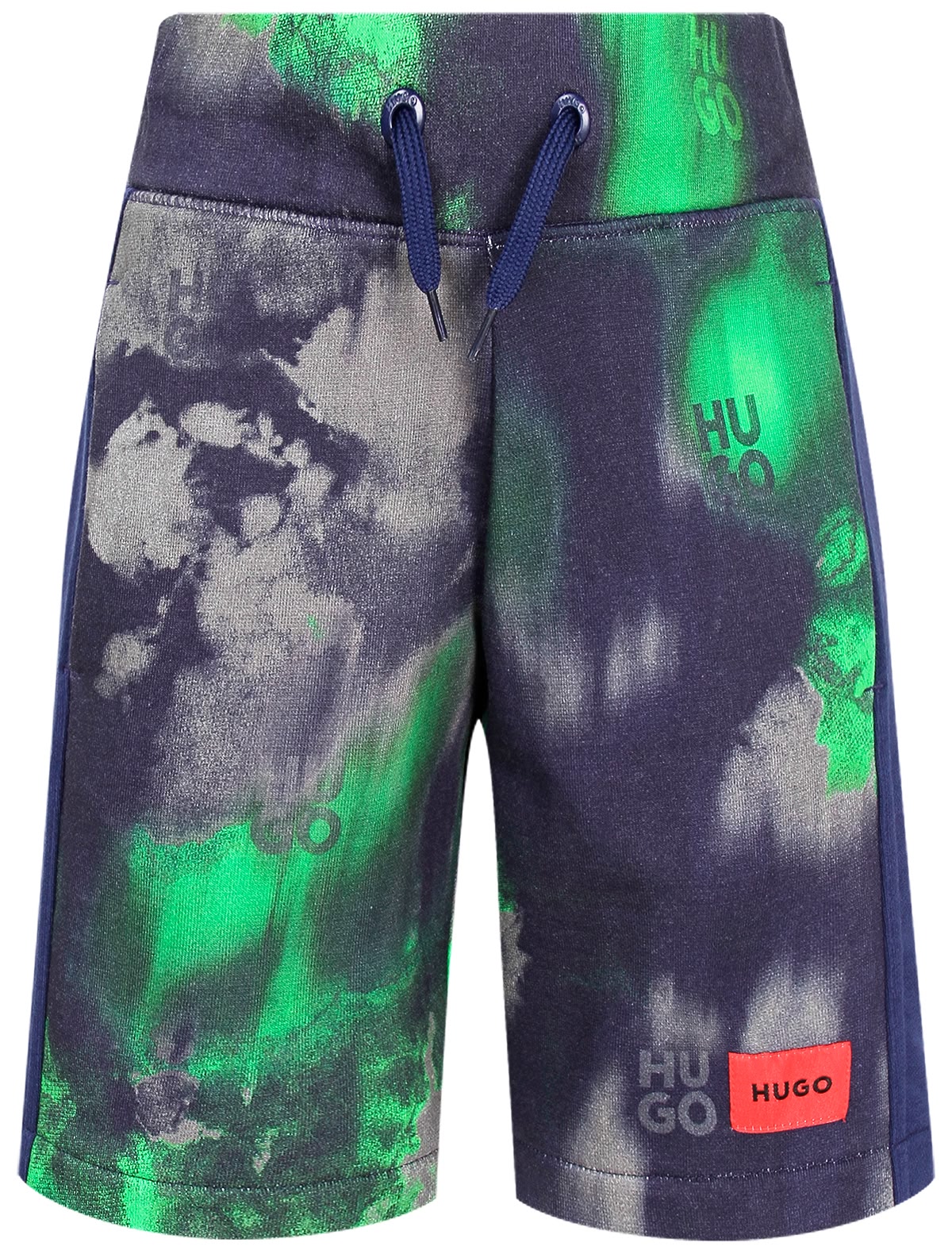 Шорты с абстрактным принтом