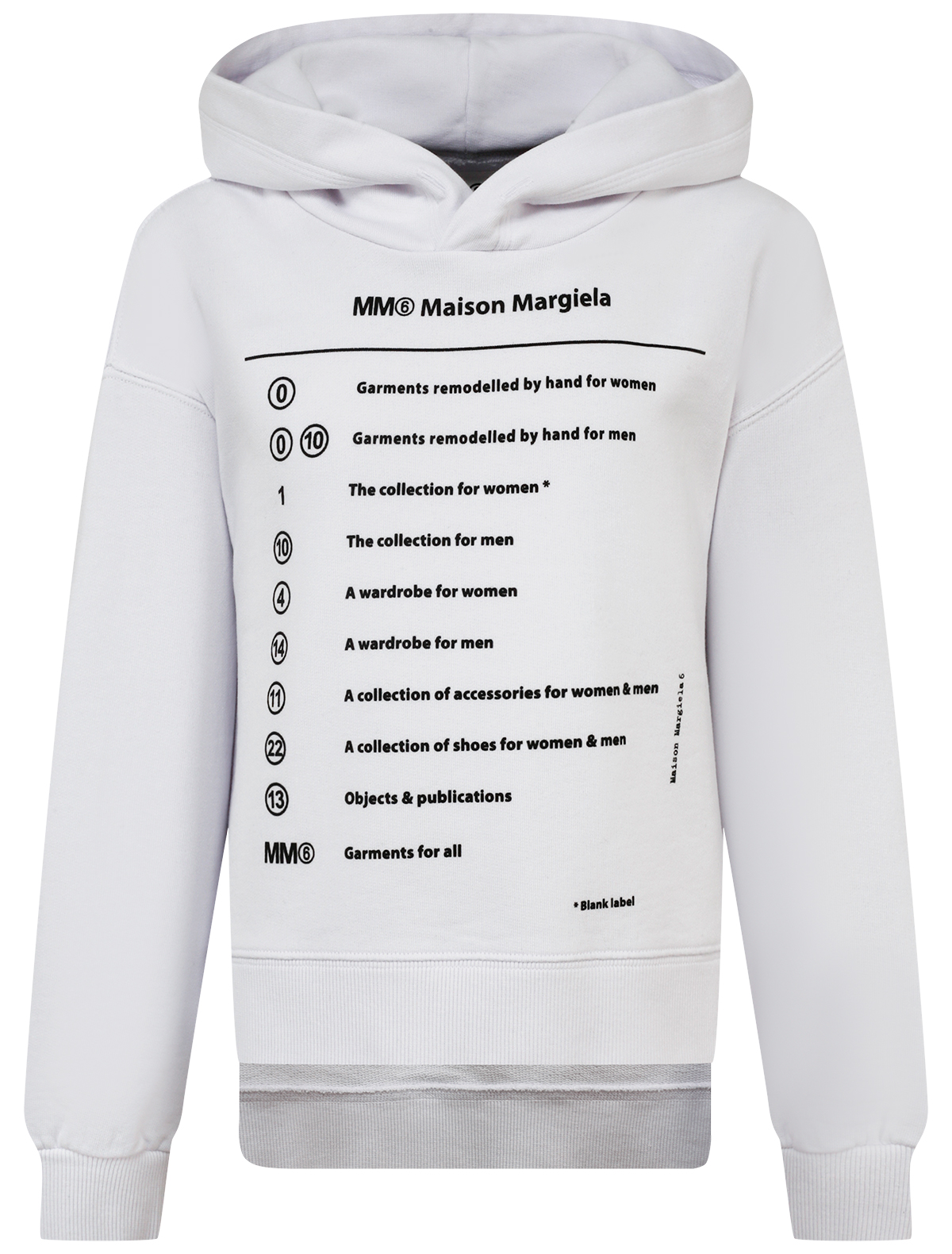 Худи MM6 Maison Margiela толстовка худи с лого черная mm6 maison margiela