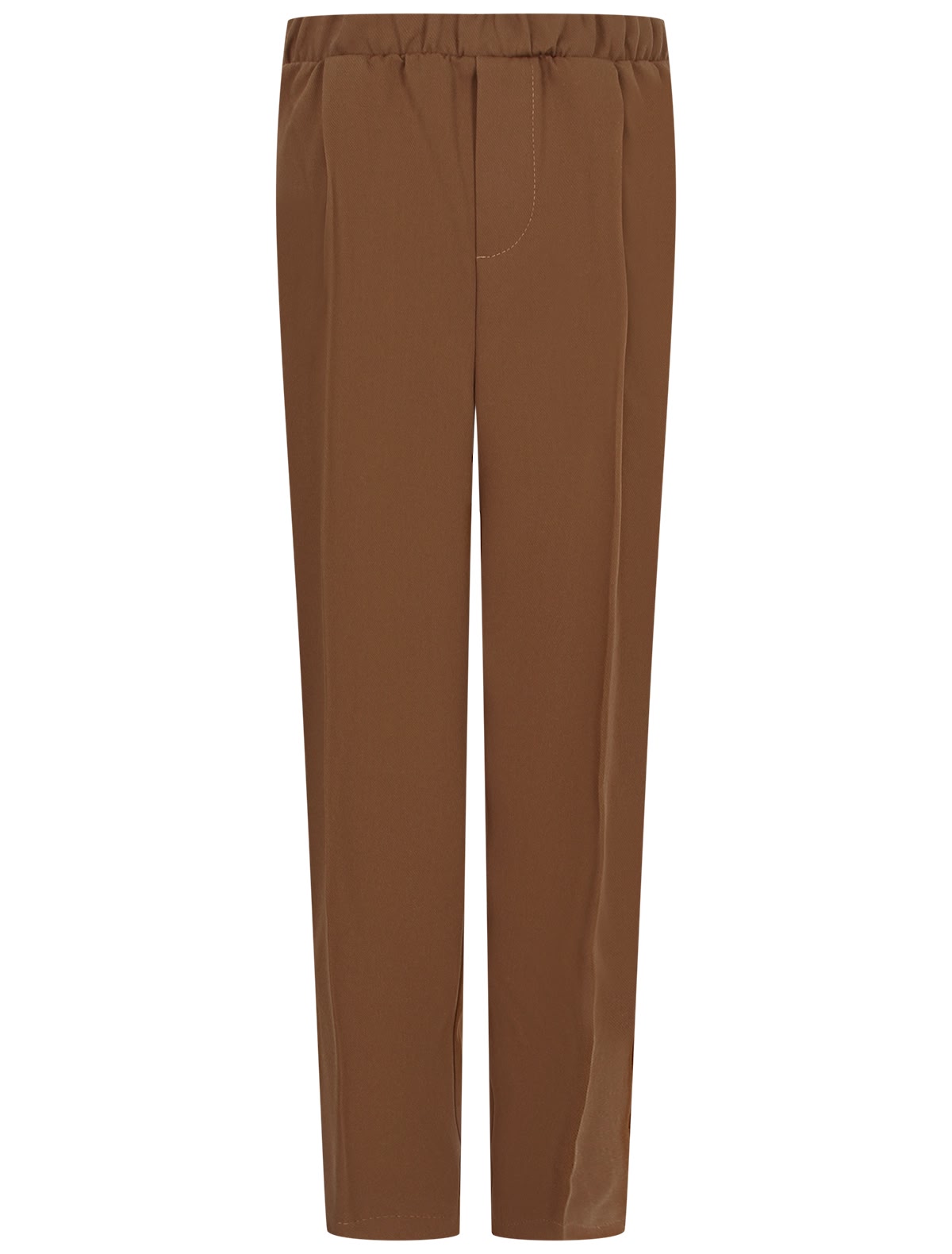 Брюки коричневые со стрелками