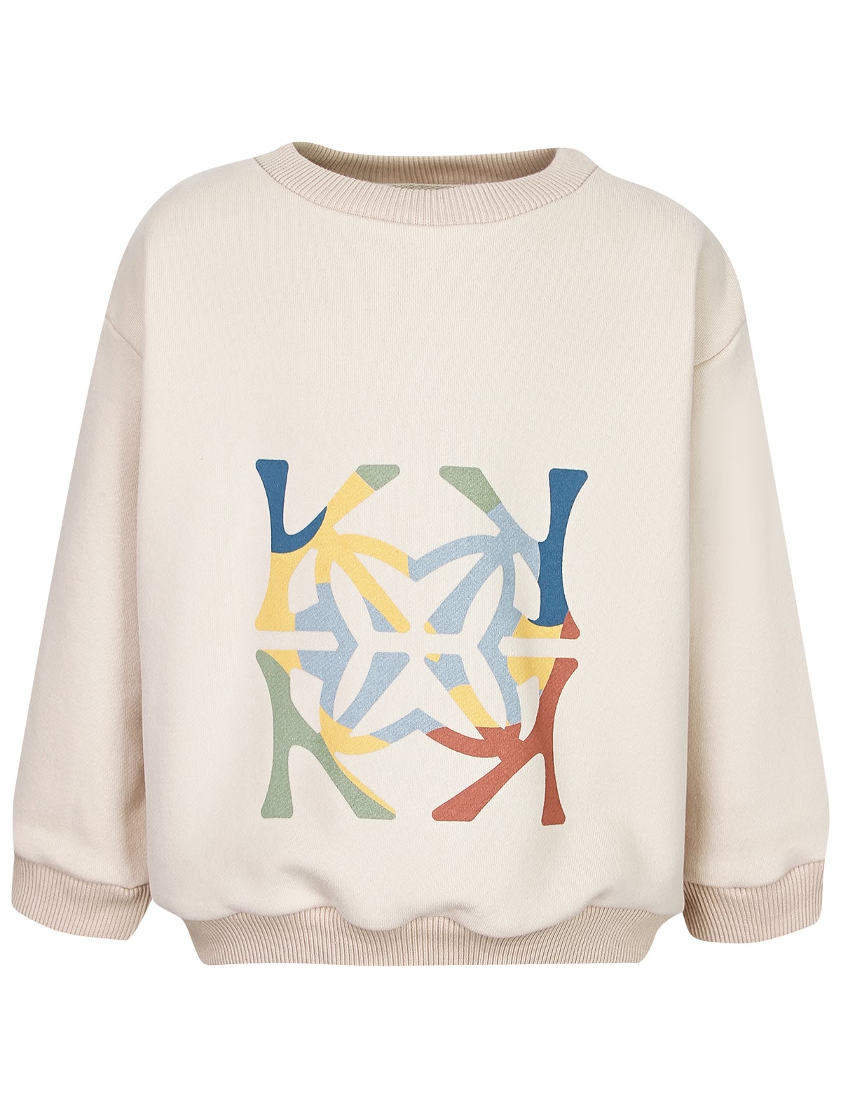 Свитшот цвета экрю