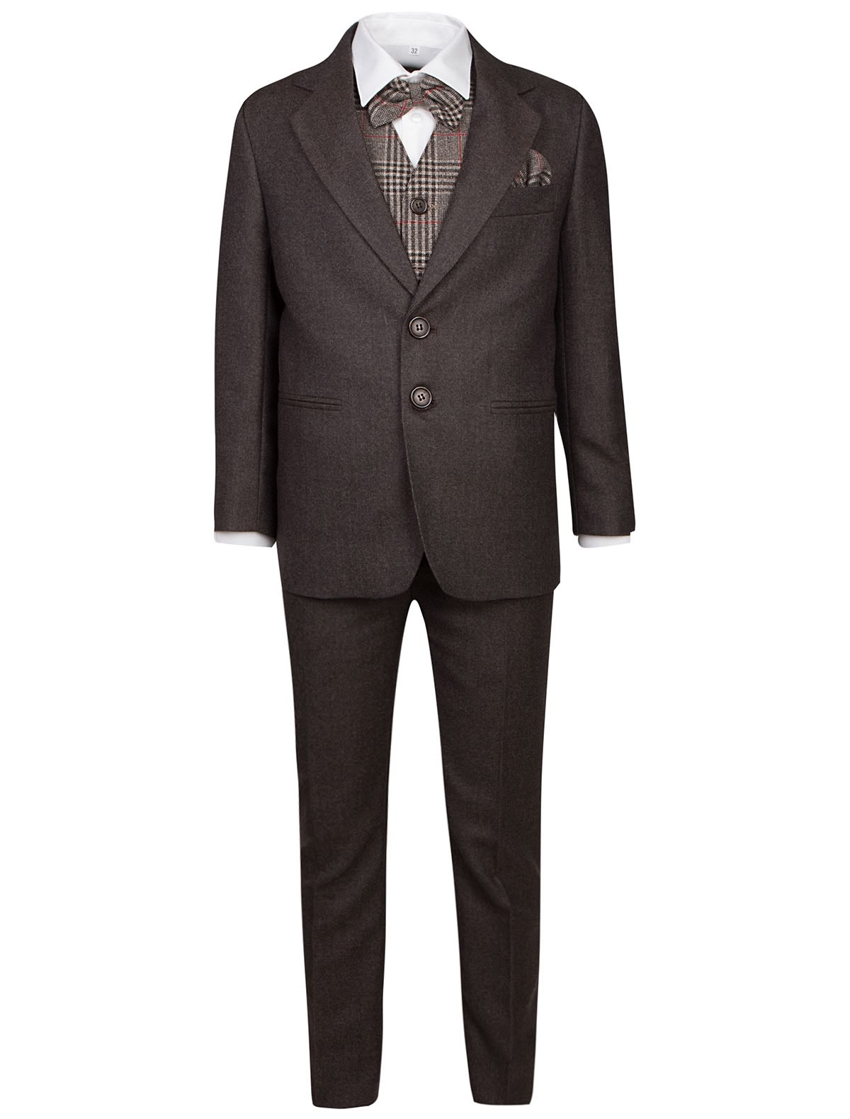 Коричневый костюм из 6 изделий