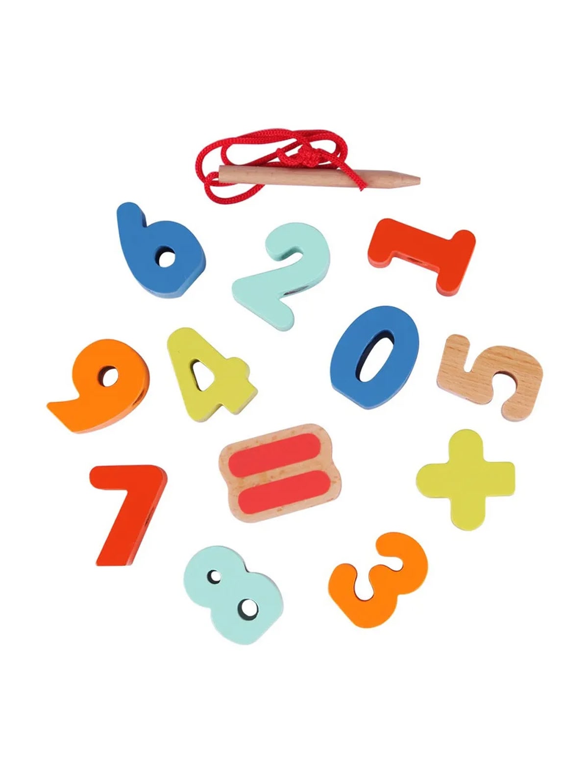 Шнуровка Учим цифры