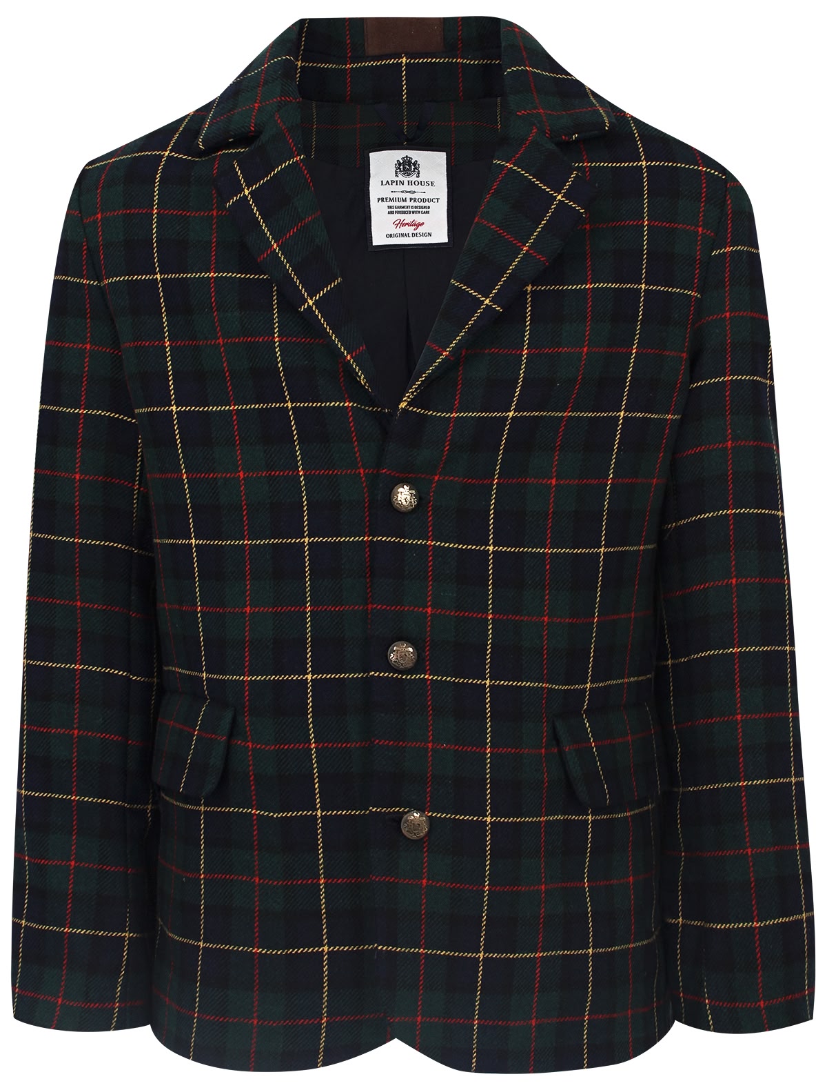 Пиджак в крупную клетку