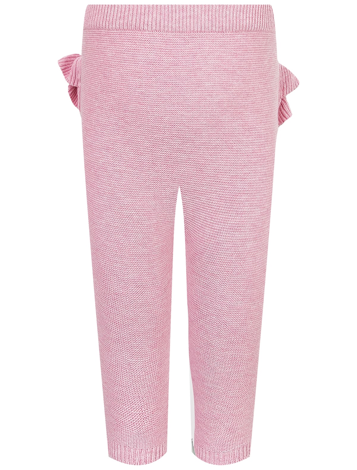 Розовые хлопковые брюки