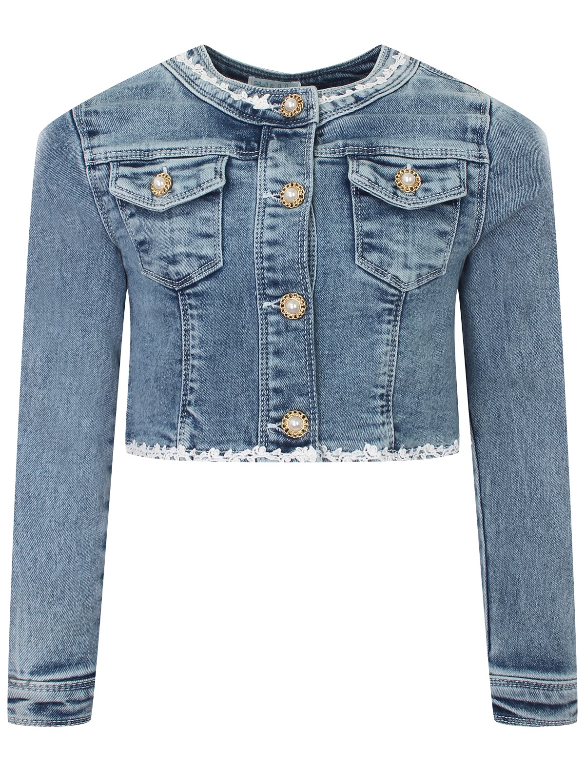 Короткая джинсовая куртка