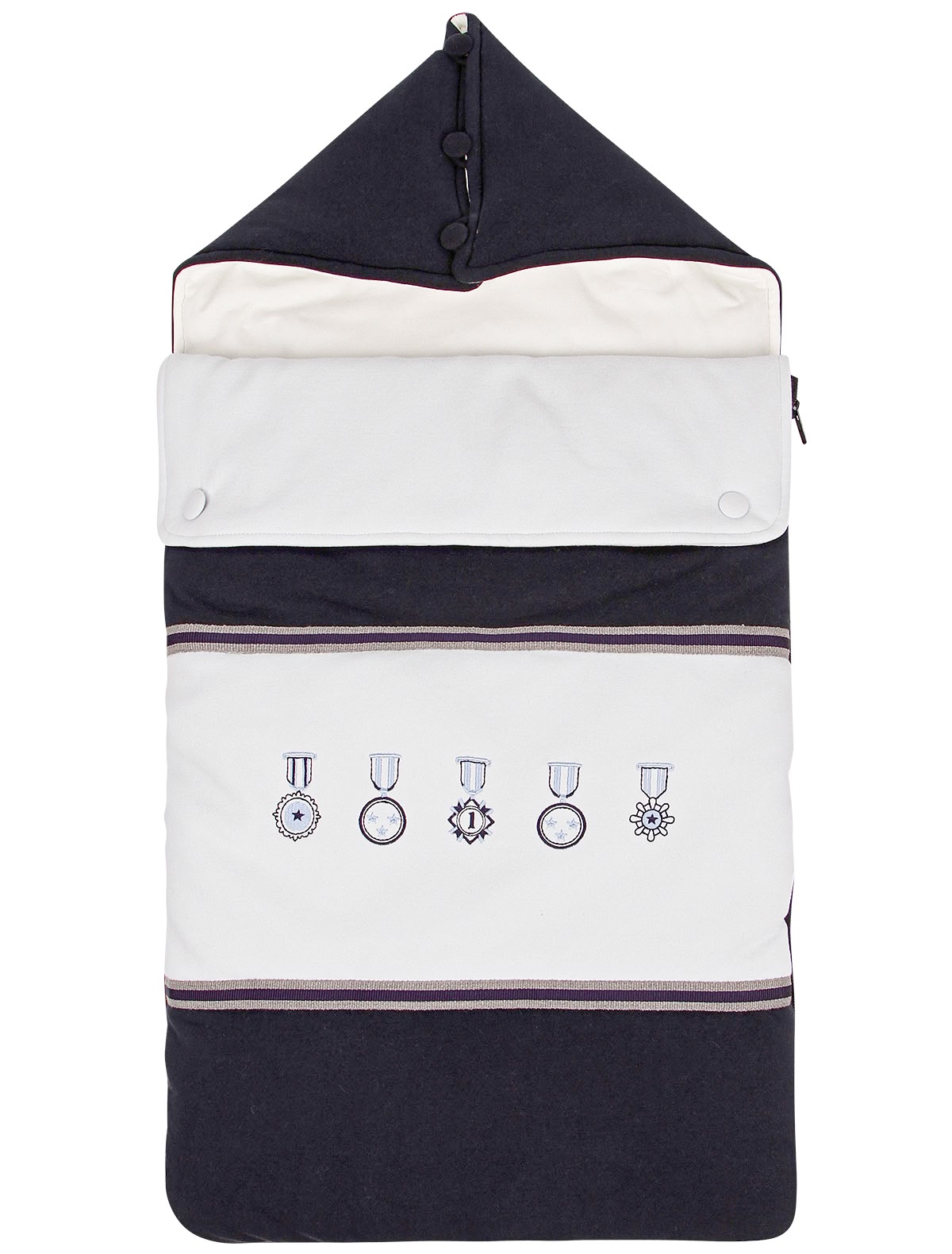 синий конверт из хлопка