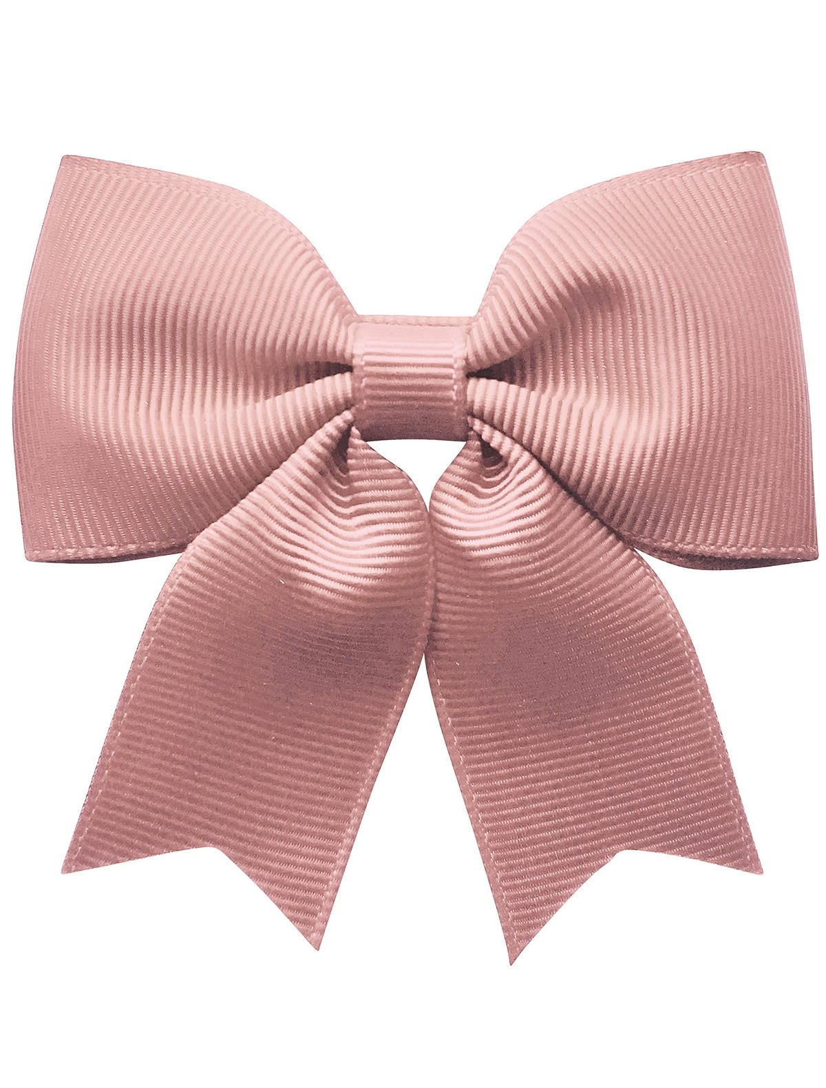 Заколка в форме бантика розового цвета