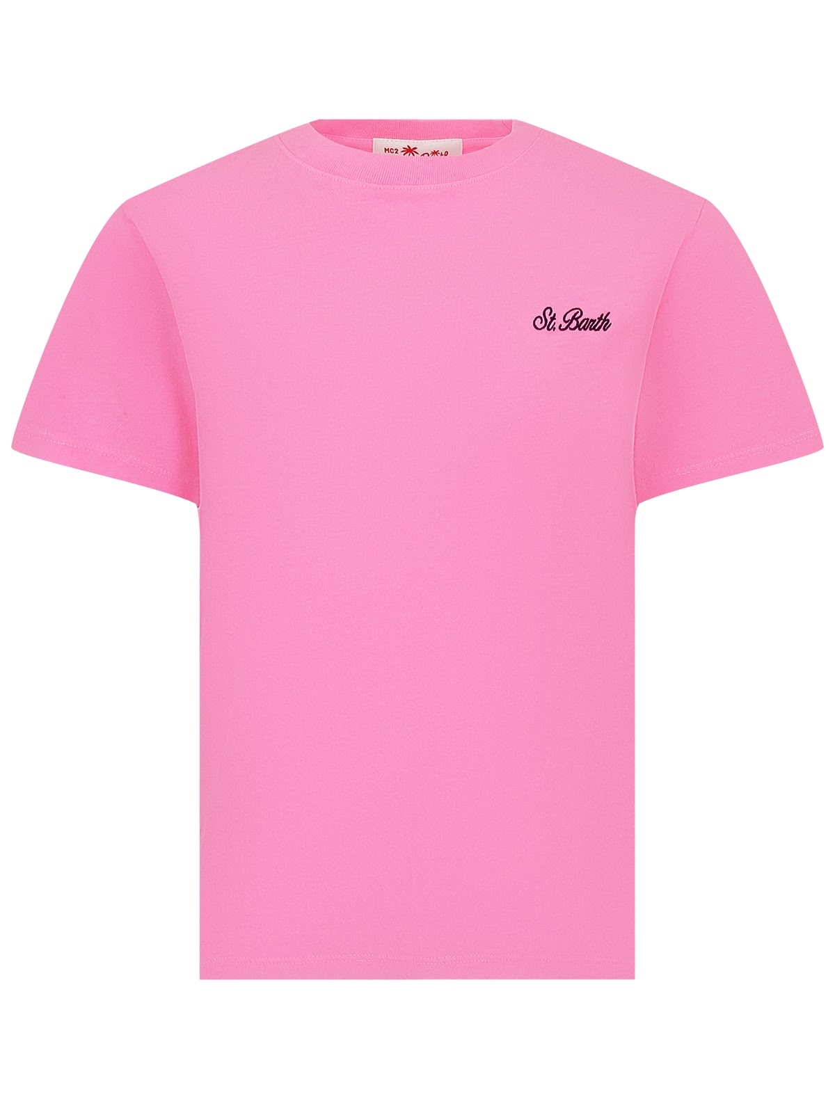 Розовая футболка с логотипом