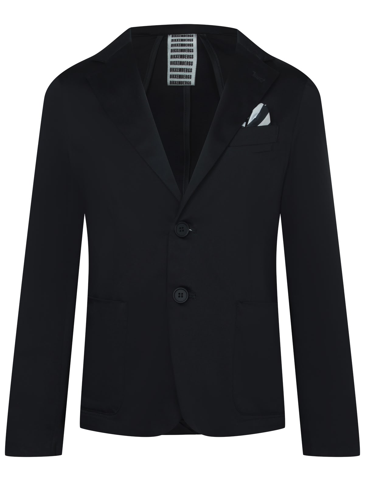 Пиджак с имитацией платка в кармане