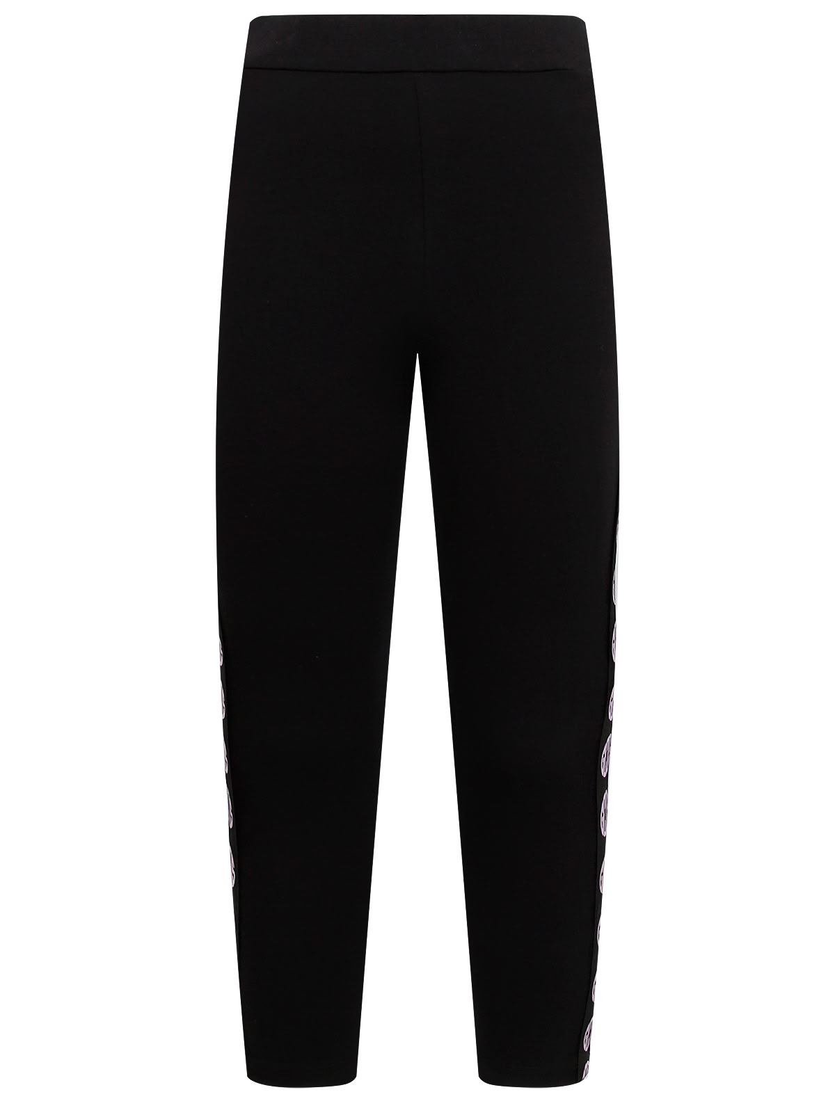 Леггинсы с контрастными лампасами