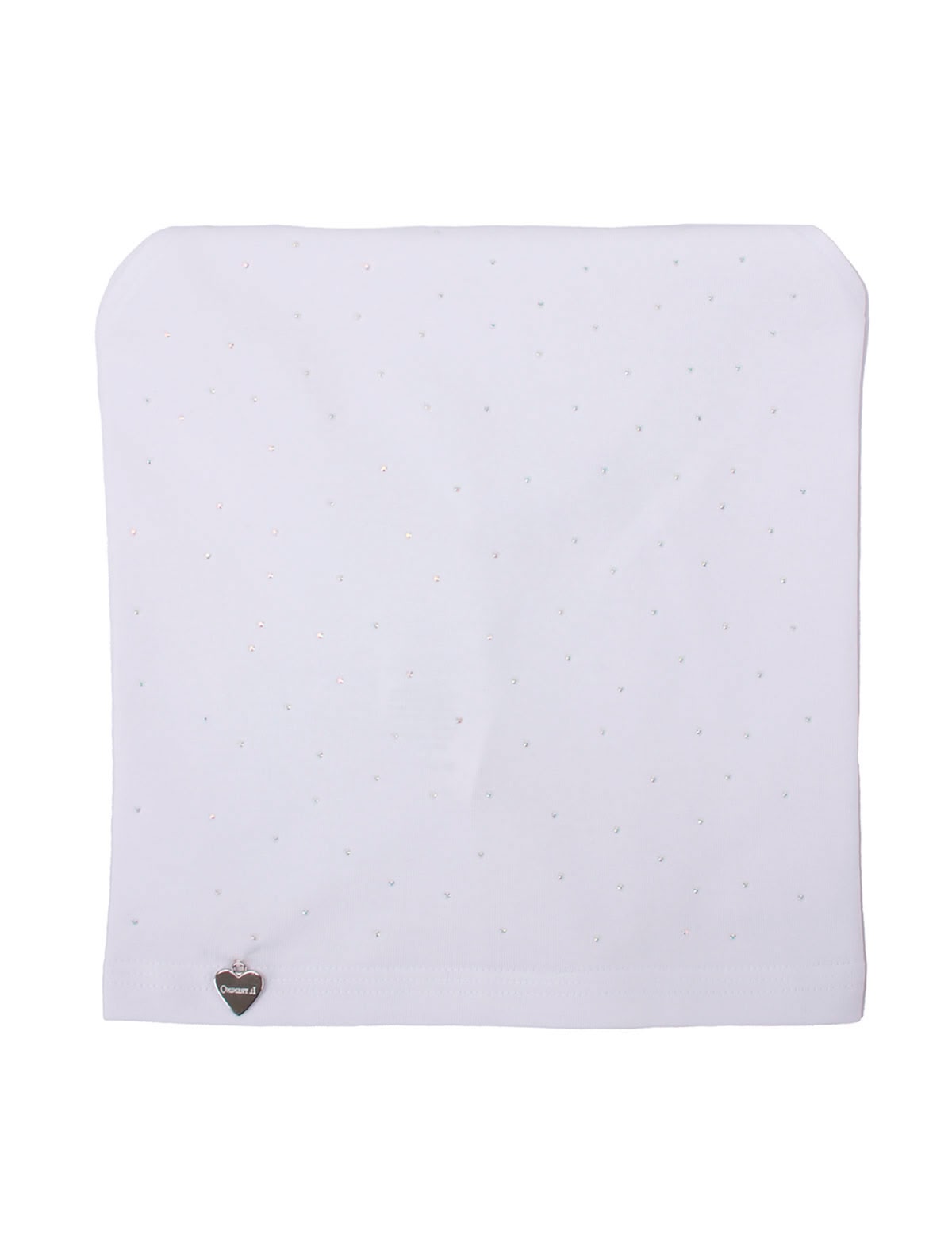 Хлопковая бандана со стразами