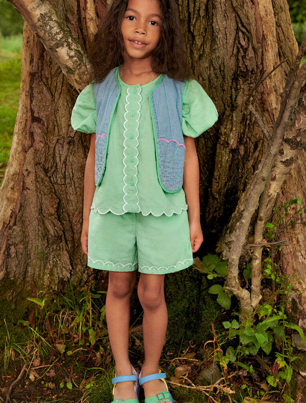 Блуза Stella McCartney 2646537, цвет зеленый, размер 11 1034509410205 - фото 2